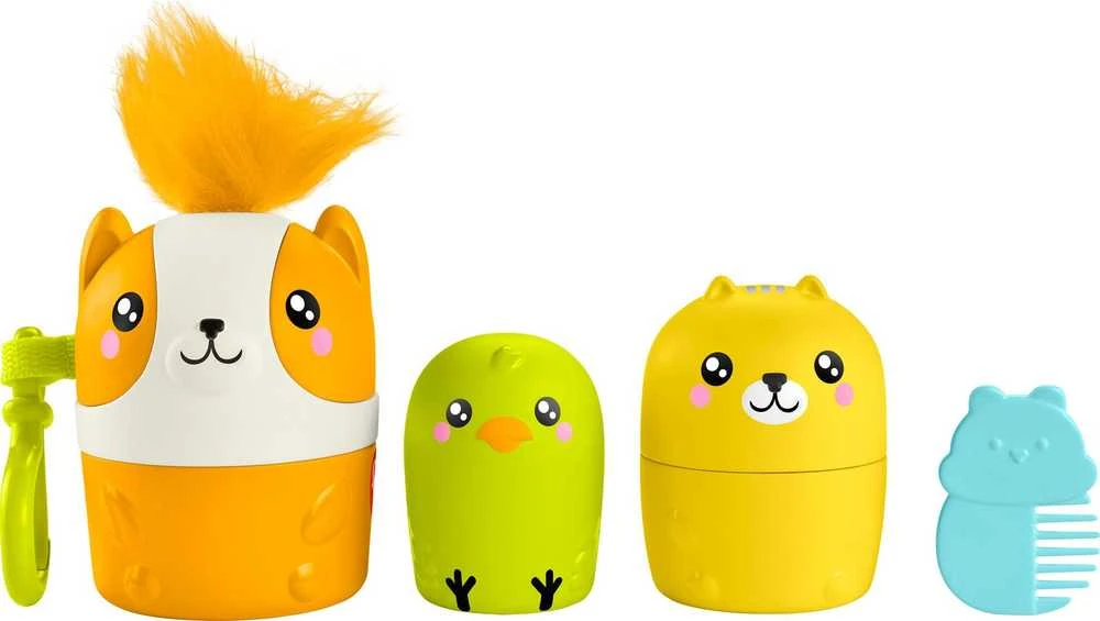 Mattel Nešiojamas žaidimų rinkinys „Gyvūnai“ – sulankstomi žaislai