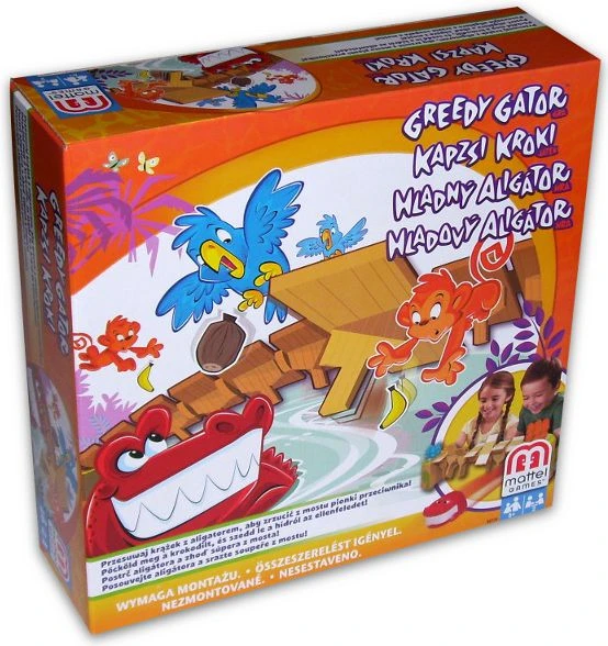Mattel *Žaidimas GŁODNY ALIGATOR