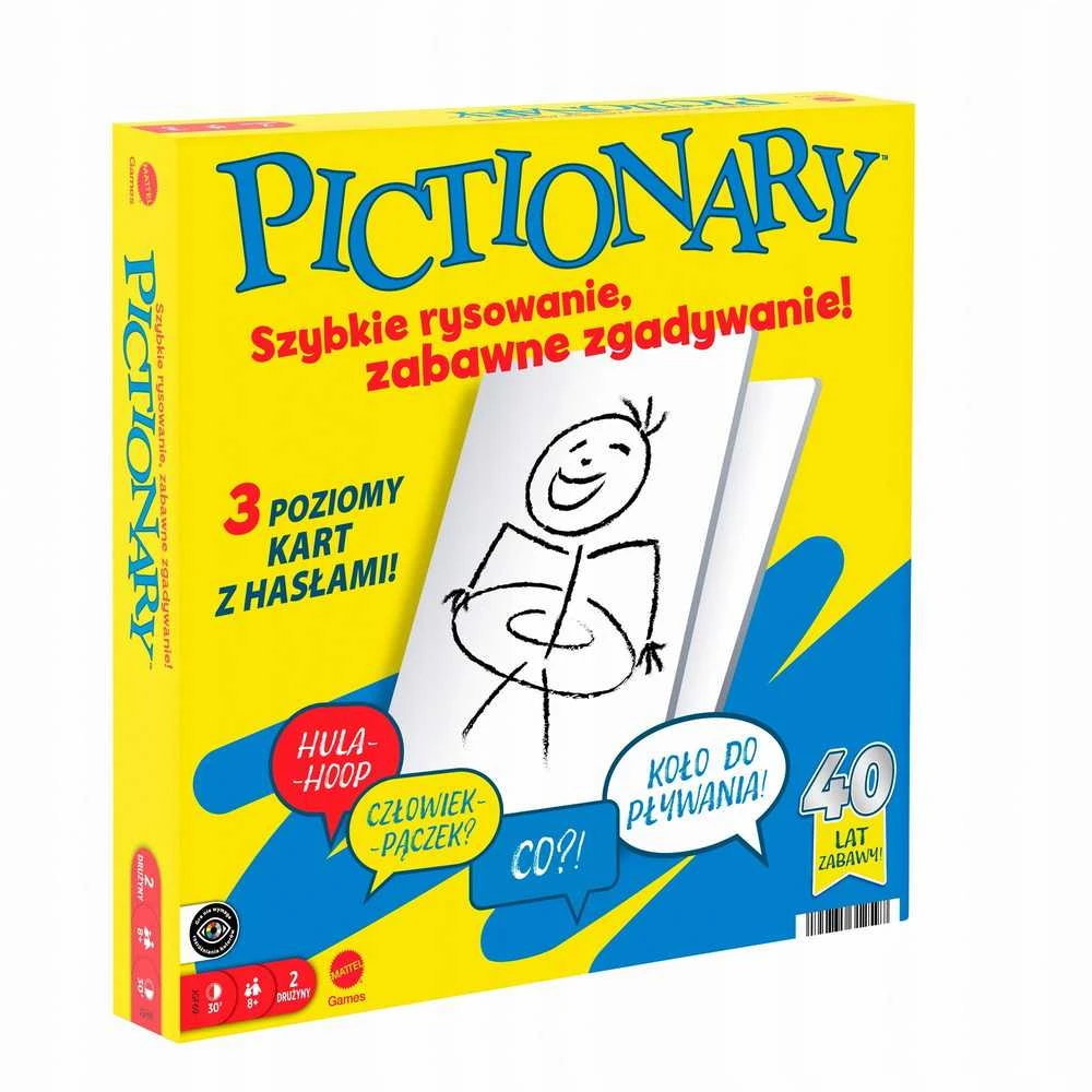 Mattel Stalo žaidimas Pictionary šeimai piešimo