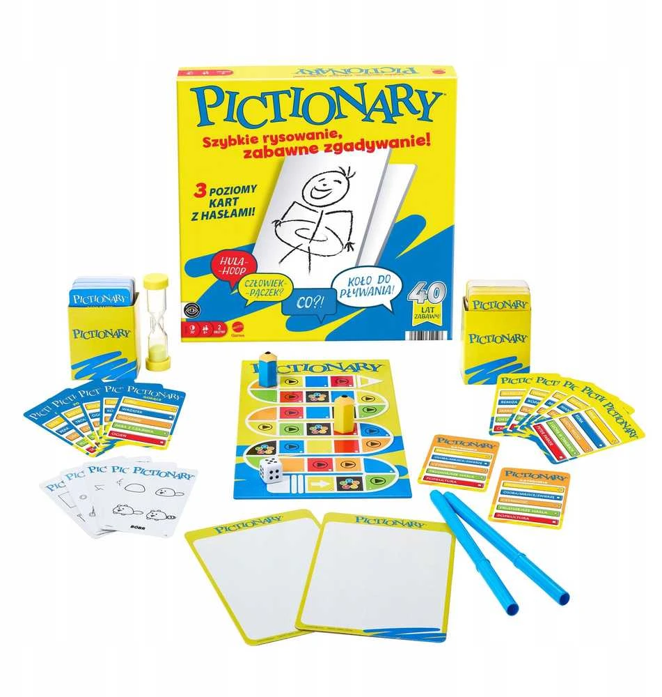 Mattel Stalo žaidimas Pictionary šeimai piešimo