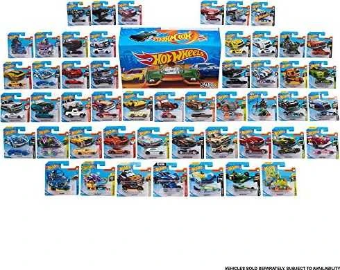 Mattel Žaislinių automobiliukų rinkinys Hot Wheels 50 vnt