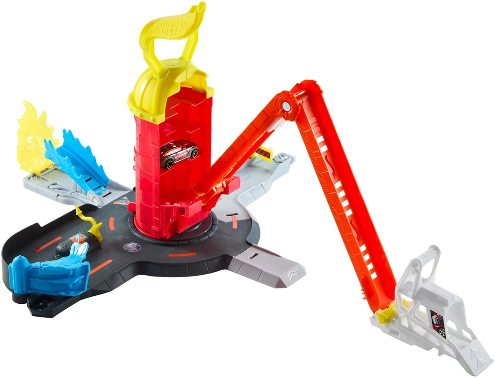 Mattel HOT WHEELS CITY rinkinys – Super gaisrinės stotis (JHL95)