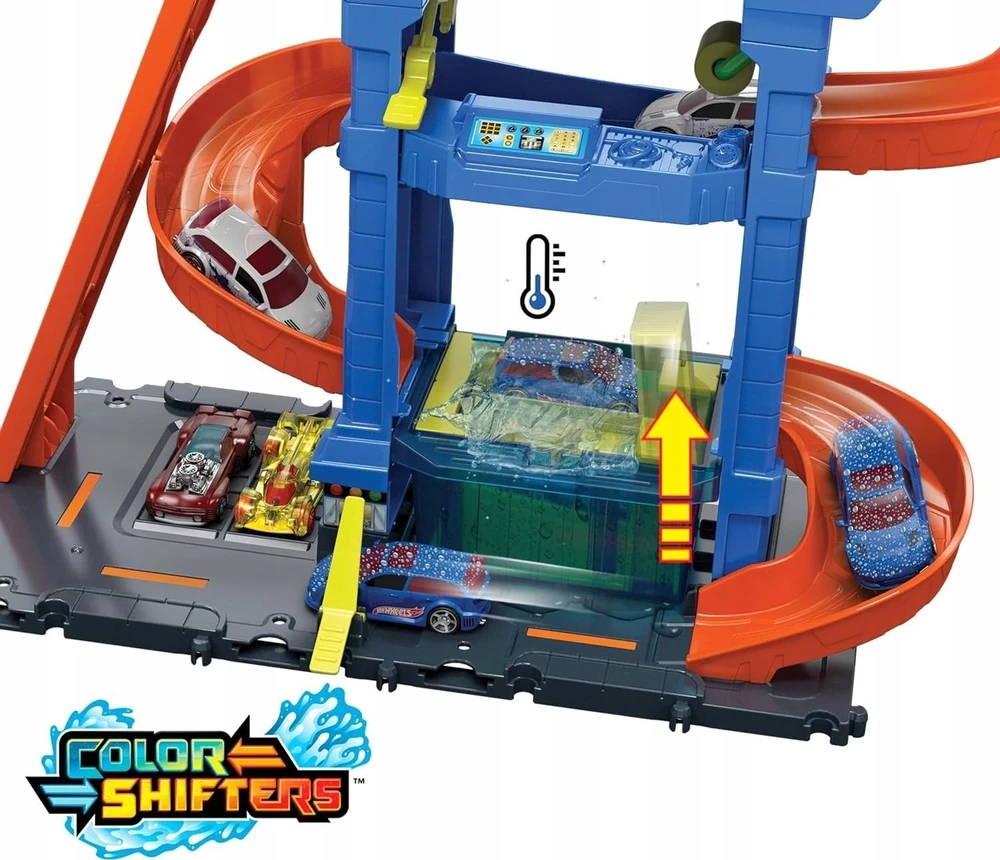 Mattel HOT WHEELS CITY rinkinys – Tunelinė autoplovykla (HTN80)