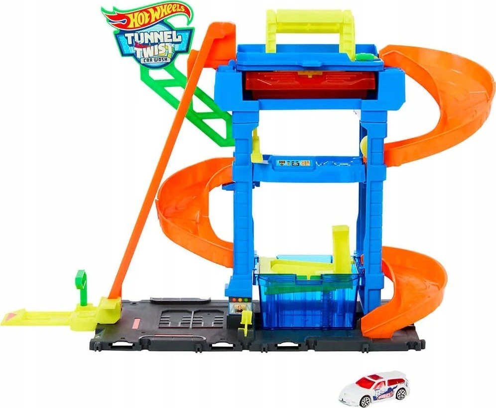 Mattel HOT WHEELS CITY rinkinys – Tunelinė autoplovykla (HTN80)