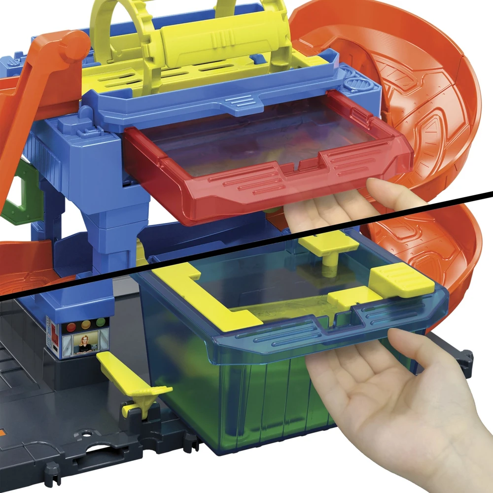 Mattel HOT WHEELS CITY rinkinys – Tunelinė autoplovykla (HTN80)
