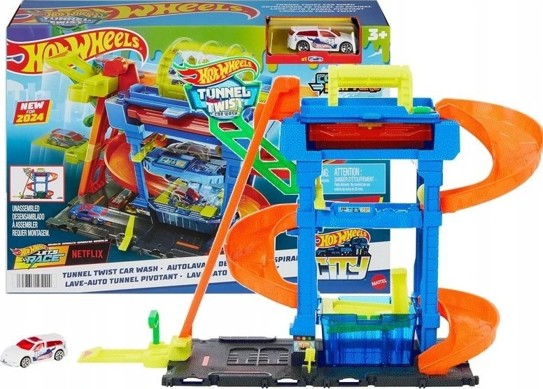 Mattel HOT WHEELS CITY rinkinys – Tunelinė autoplovykla (HTN80)