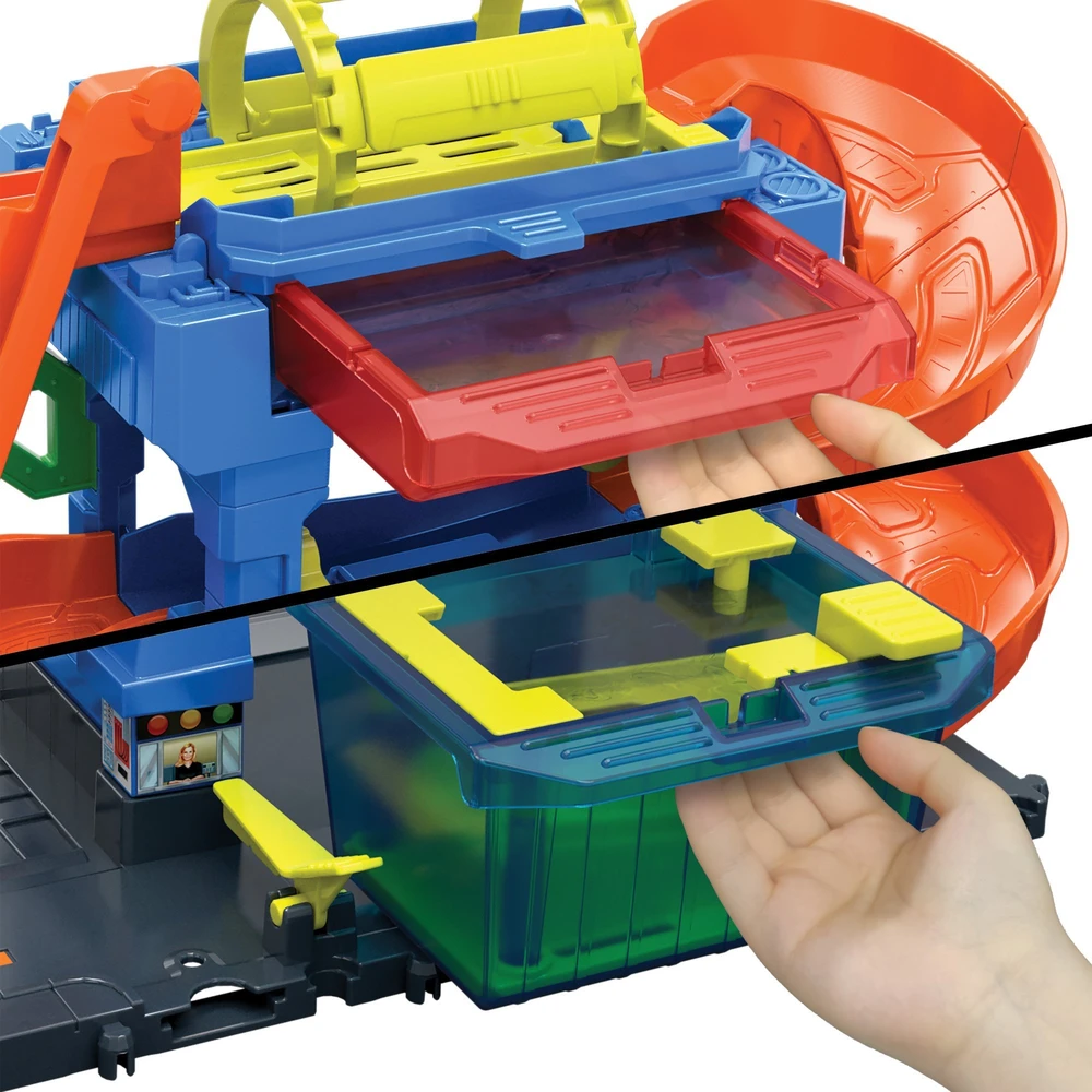 Mattel HOT WHEELS CITY rinkinys – Tunelinė autoplovykla (HTN80)