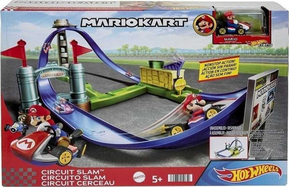 Mattel Žaislinis Hot Wheels Mario Kart lenktynių trasa