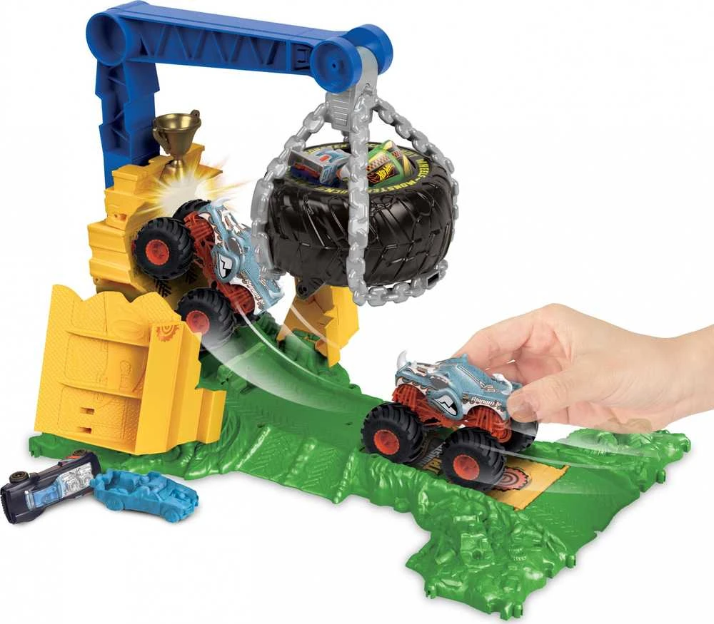 Automobilių trasa Mattel Hot Wheels Rhinomite Chargin Challenge