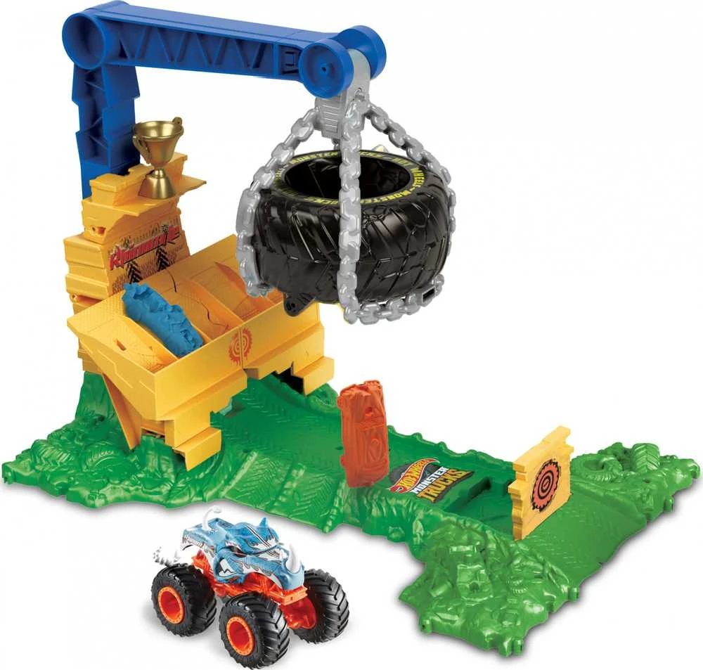 Automobilių trasa Mattel Hot Wheels Rhinomite Chargin Challenge