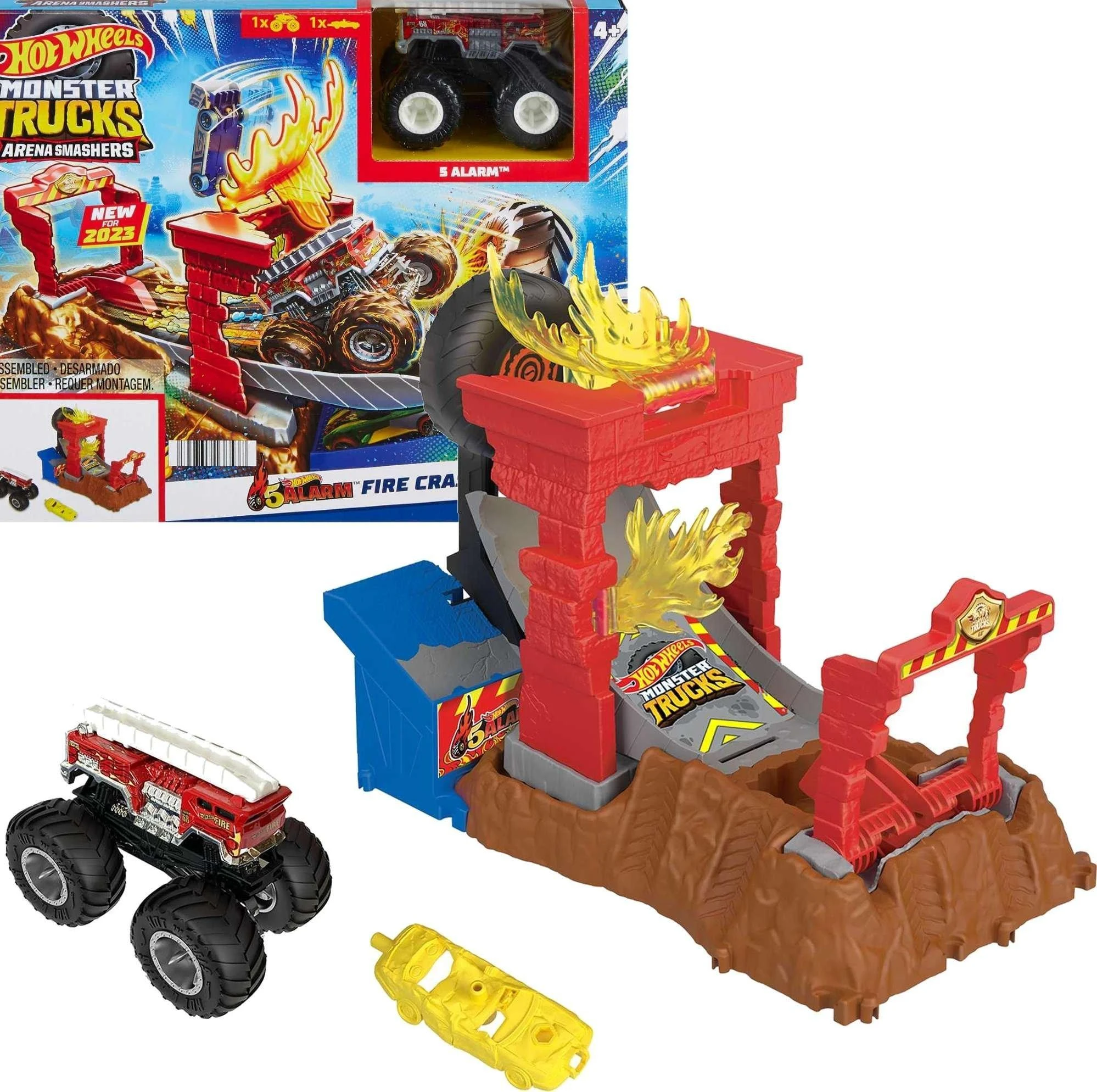 Hot Wheels Monster Trucks Ognista demolka HNB90