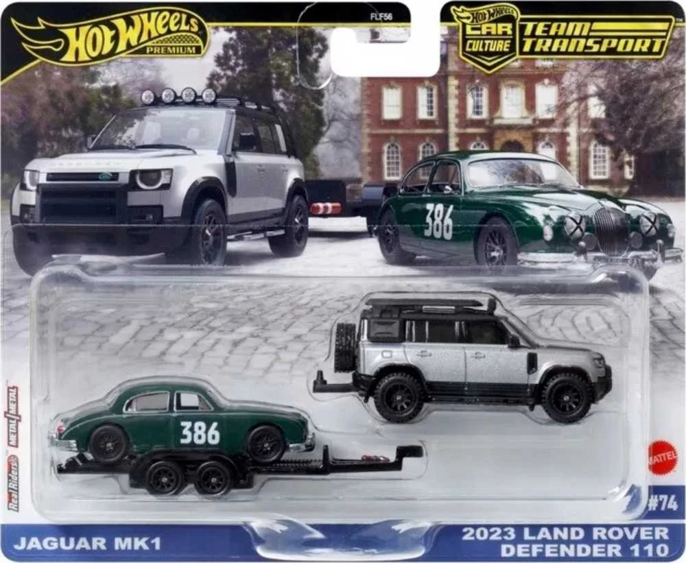 Mattel Žaislinis Hot Wheels Premium rinkinys 2 transporto priemonių JBM34