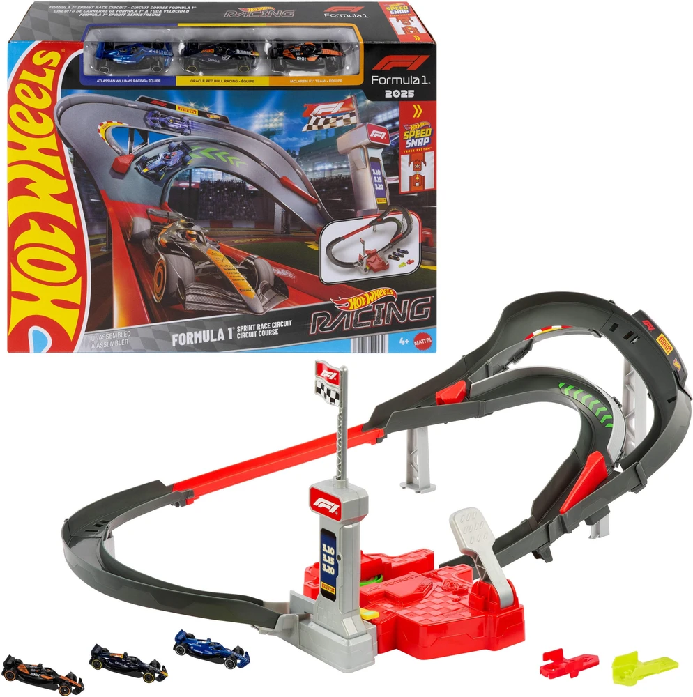 Mattel HOT WHEELS F1 lenktynių trasa – Sprint Race Circuit (JNN32)