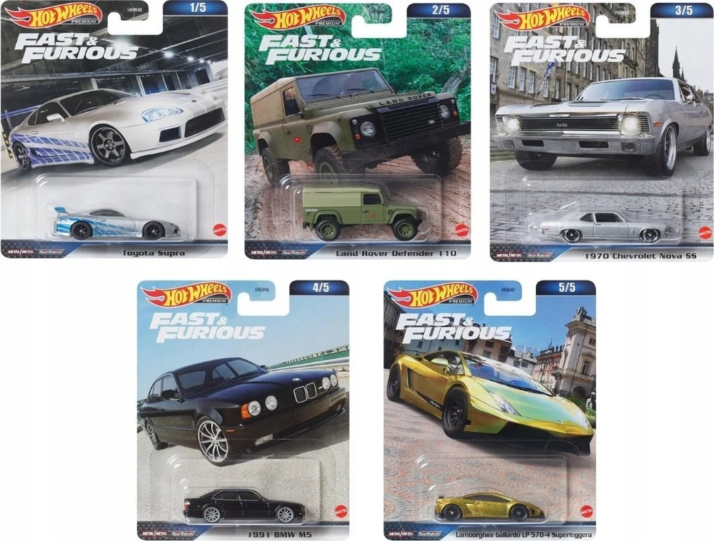 Mattel HOT WHEELS PREMIUM automodeliukas iš filmo Greiti ir įsiutę (HNW46)