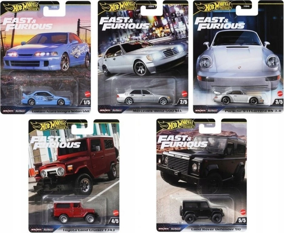 Mattel HOT WHEELS PREMIUM automodeliukas iš filmo Greiti ir įsiutę (HNW46)