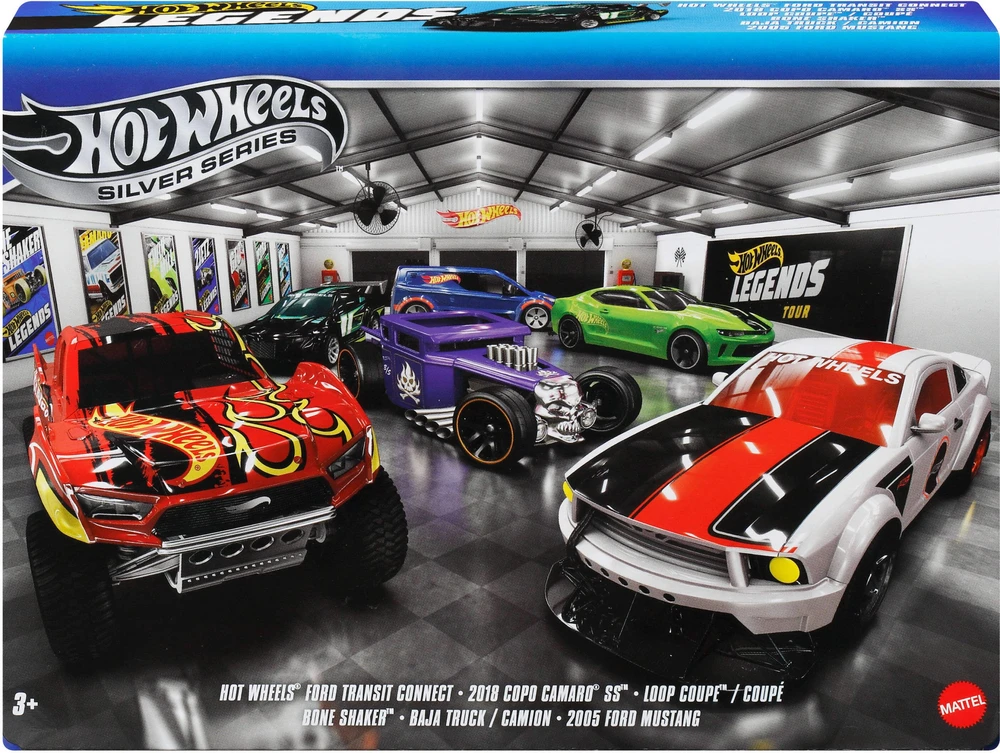 Mattel HOT WHEELS šešių legendinių automodeliukų rinkinys (JLB24)