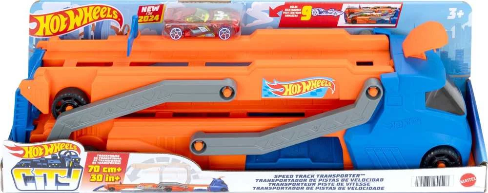 Žaislinis automobilių transporteris Mattel Hot Wheels (HYT83)