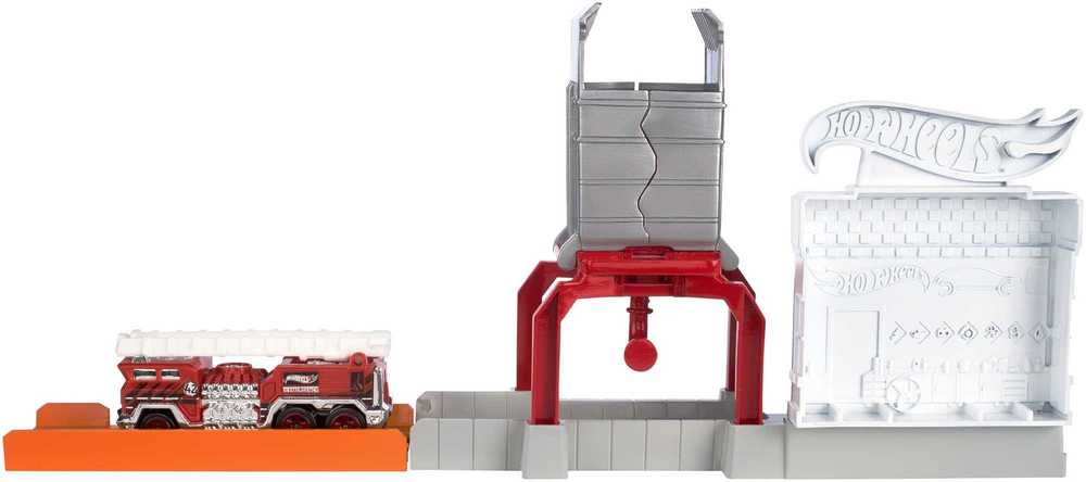 Mattel Žaislinis Hot Wheels automobilis gaisras stotyje FJN36