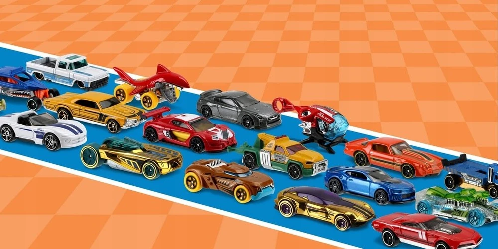 Mattel Žaisliniai Hot Wheels automobiliai 40 vnt. rinkinys