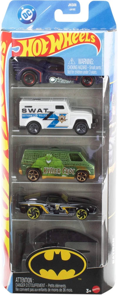 Mattel „Hot Wheels DC Comics“ figūrėlė, 5 vnt., Betmenas, 7 cm