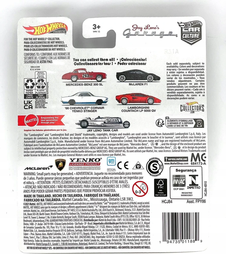 Mattel *****HW 66 Chevrolet Covair Yenco Stinger HCJ84