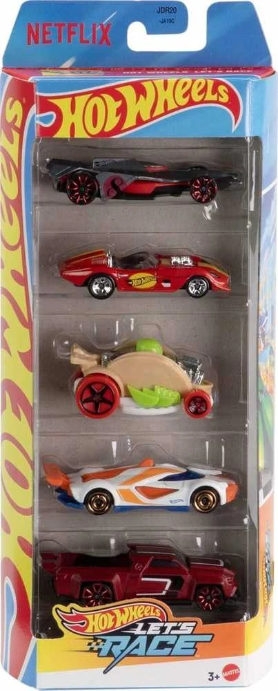 Mattel „Hot Wheels“ lenktynių trasa „Lenktyniaukite į startą!“ 5 automobilių rinkinys