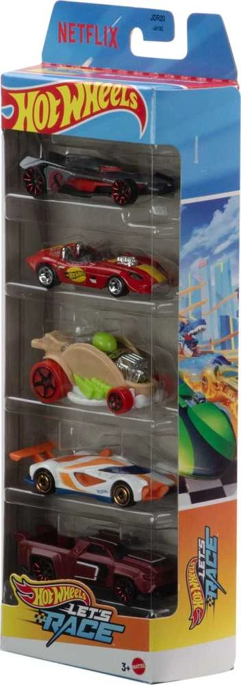 Mattel „Hot Wheels“ lenktynių trasa „Lenktyniaukite į startą!“ 5 automobilių rinkinys
