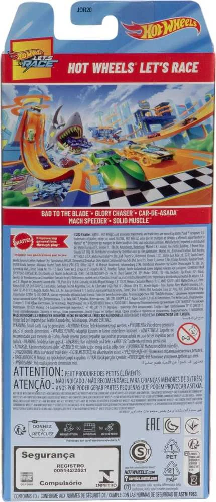 Mattel „Hot Wheels“ lenktynių trasa „Lenktyniaukite į startą!“ 5 automobilių rinkinys