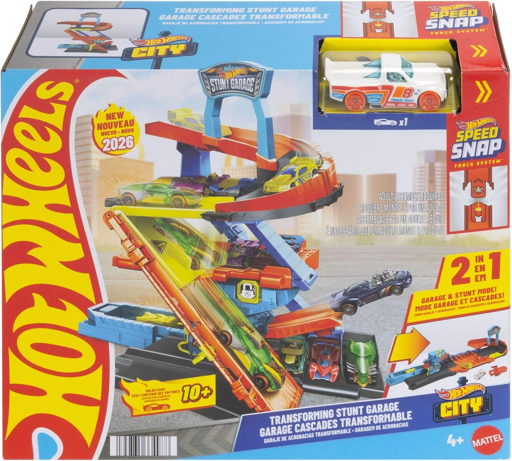 Mattel HOT WHEELS CITY triukų garažas 2 in 1 (JHL94)