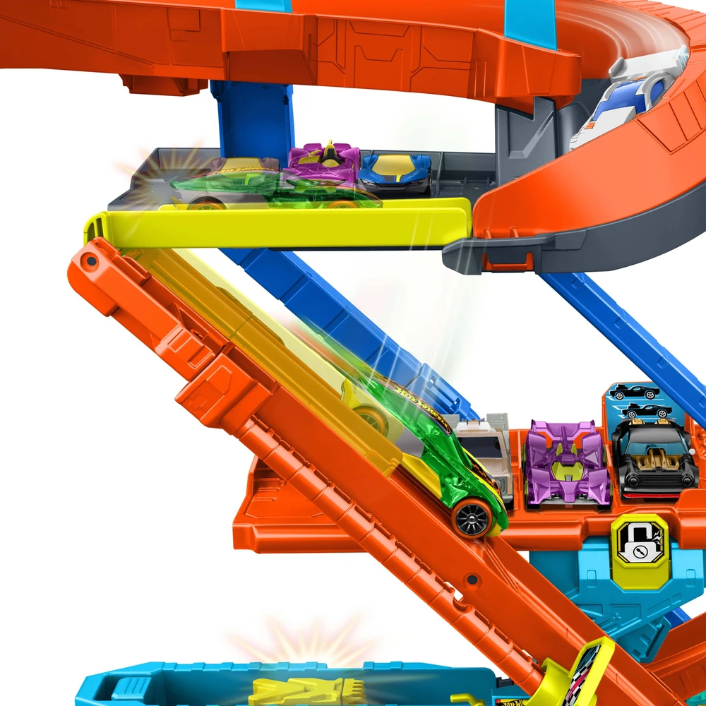 Mattel HOT WHEELS CITY triukų garažas 2 in 1 (JHL94)