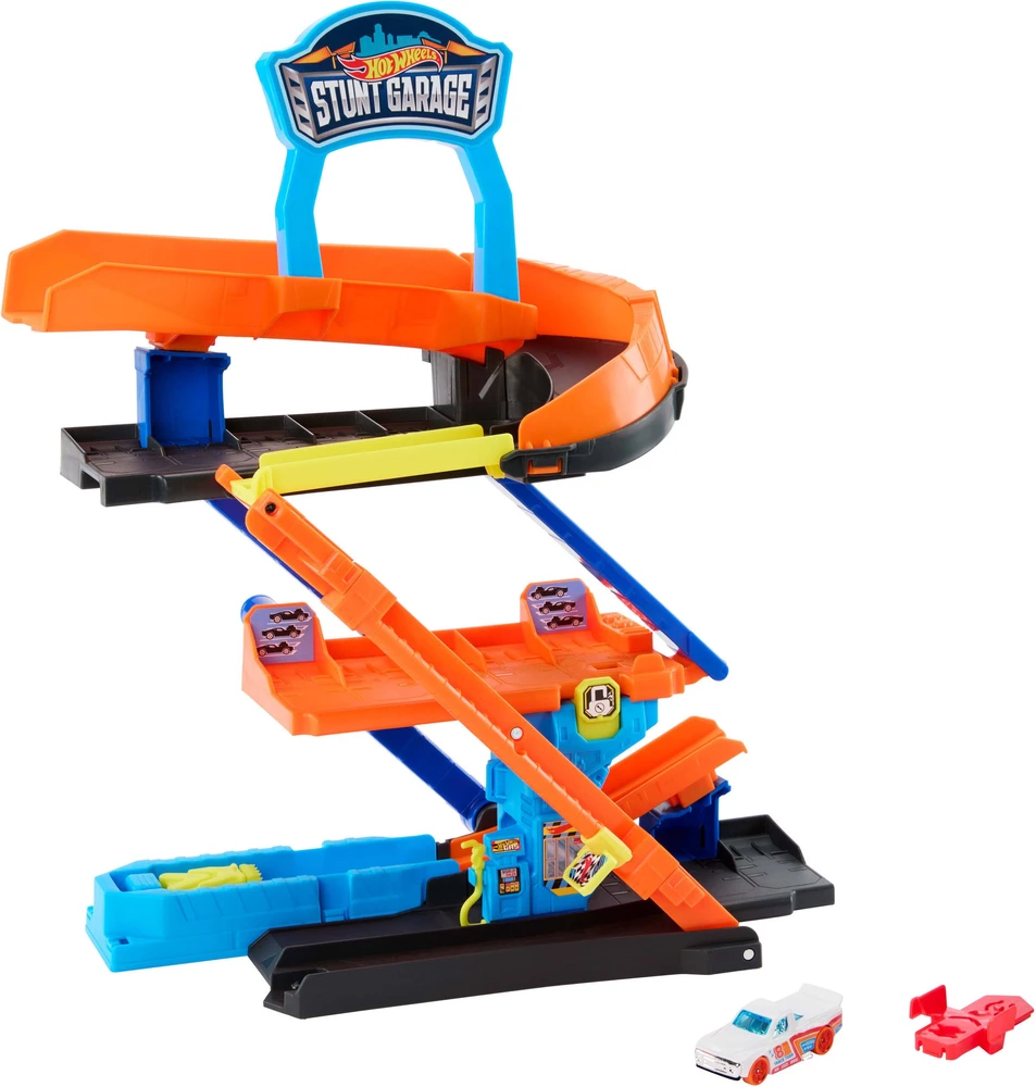 Mattel HOT WHEELS CITY triukų garažas 2 in 1 (JHL94)