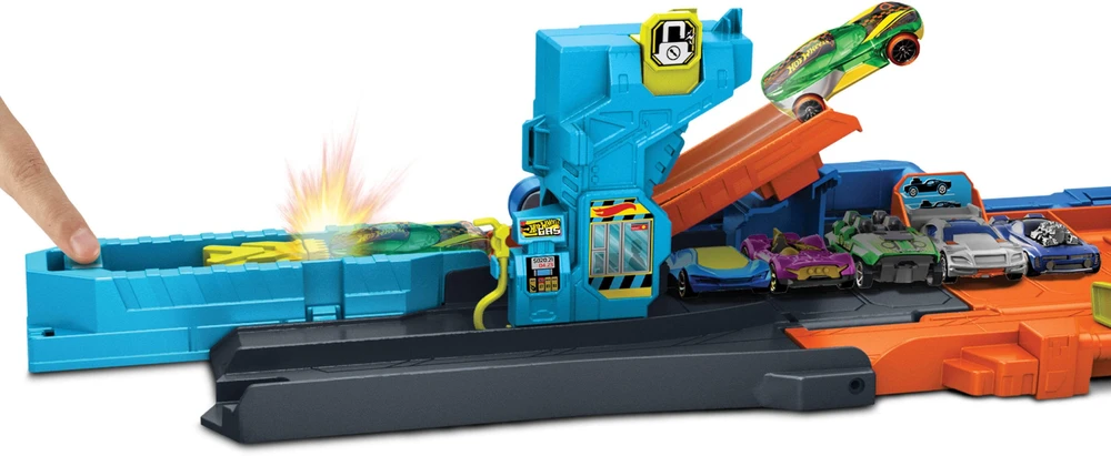 Mattel HOT WHEELS CITY triukų garažas 2 in 1 (JHL94)