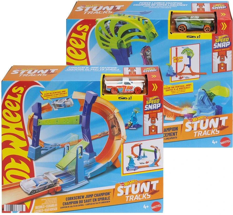 Mattel HOT WHEELS STUNT TRACKS rinkinys – Čempionatas (JLM90)