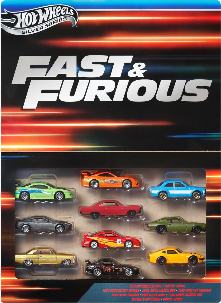 Mattel HW Fast_Furious 10-pak autek JCT92 /6