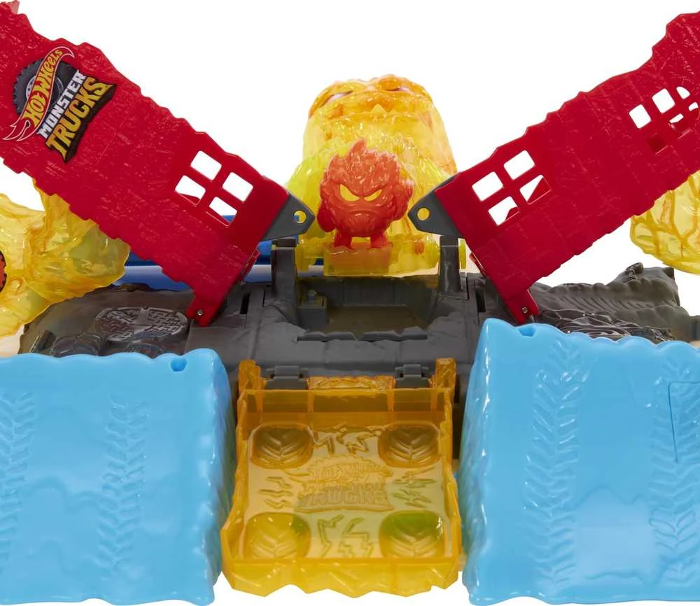 Mattel Hot Wheels Monster Trucks Power Smashers Muzikinis centras ..