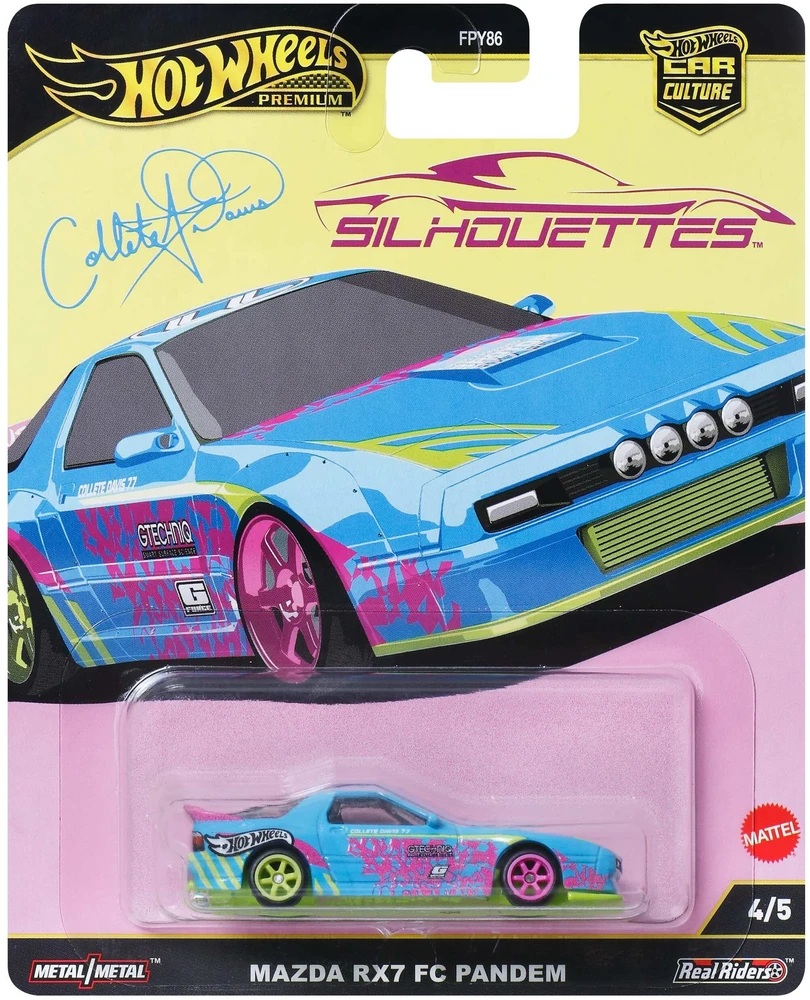 Mattel *****HW Premium 1:64 Mazda RX7 FC Pandem JBK60