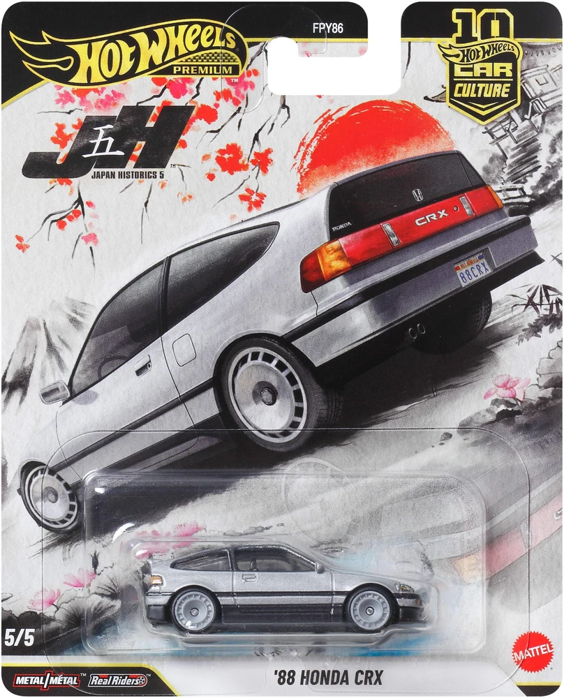 Mattel HW Premium Honda CRX 88 JKF13 /10