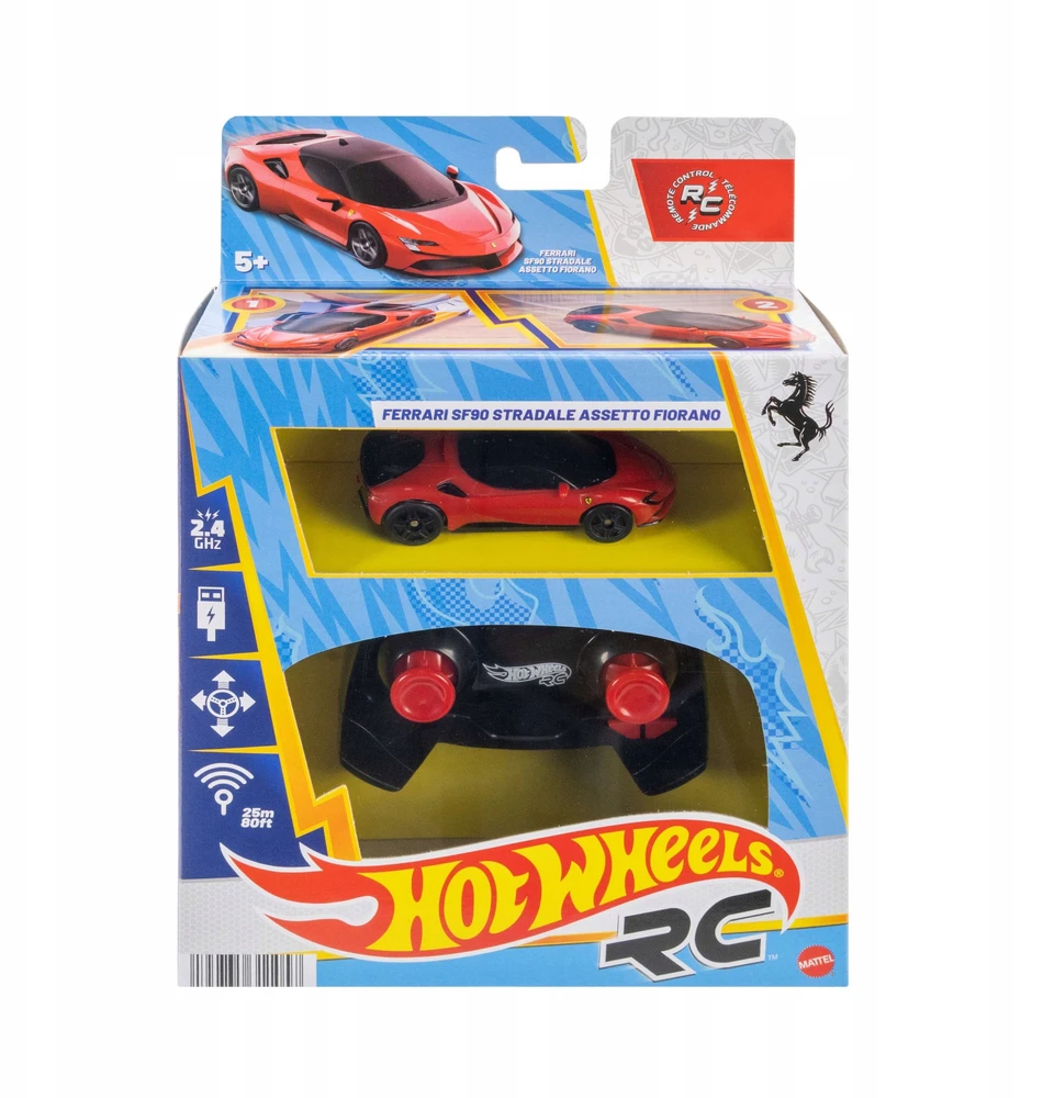 Mattel HOT WHEELS RC automodelis – Ferrari (JGD09)