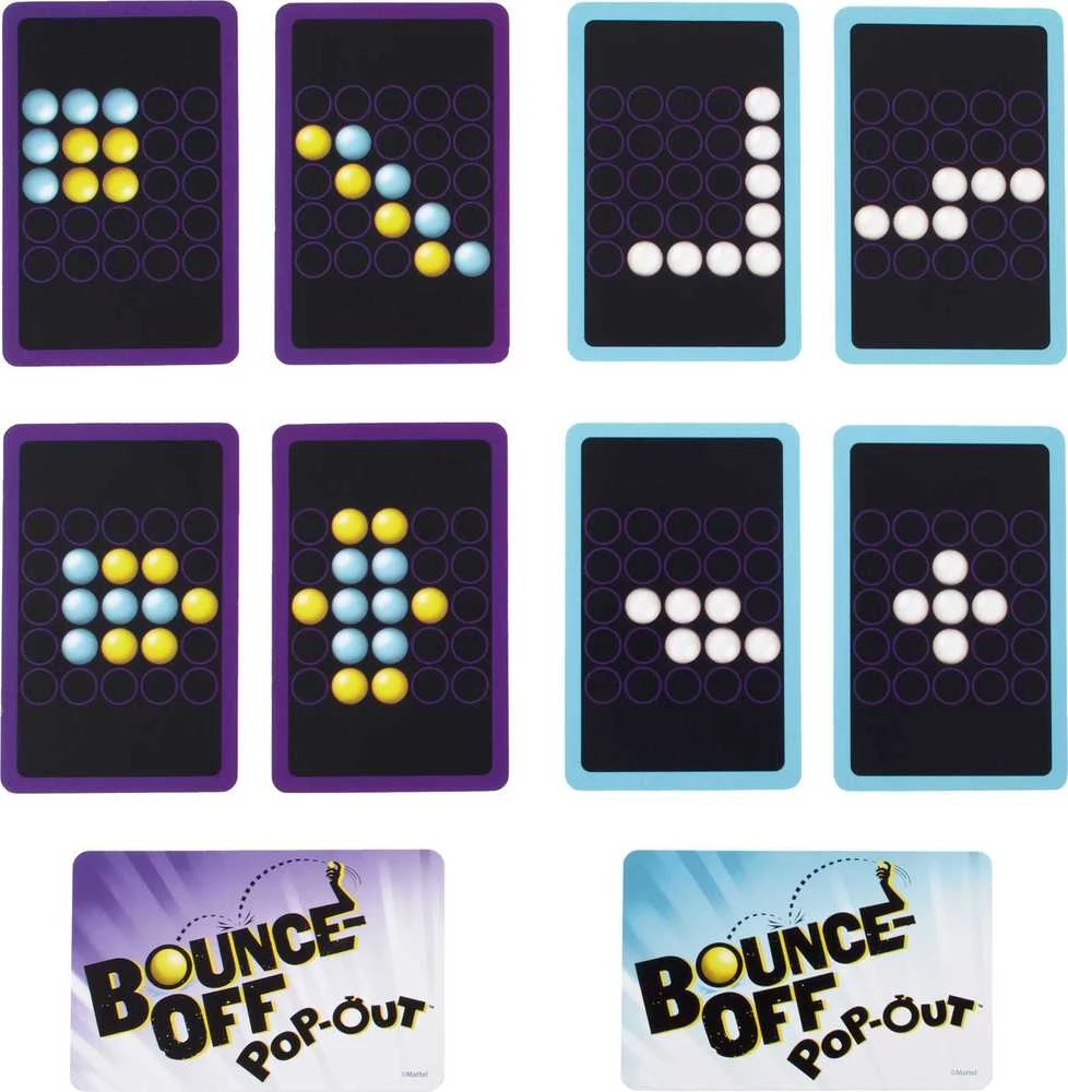 Mattel Stalo žaidimas Bounce Off Pop Out su greičio iššūkiu