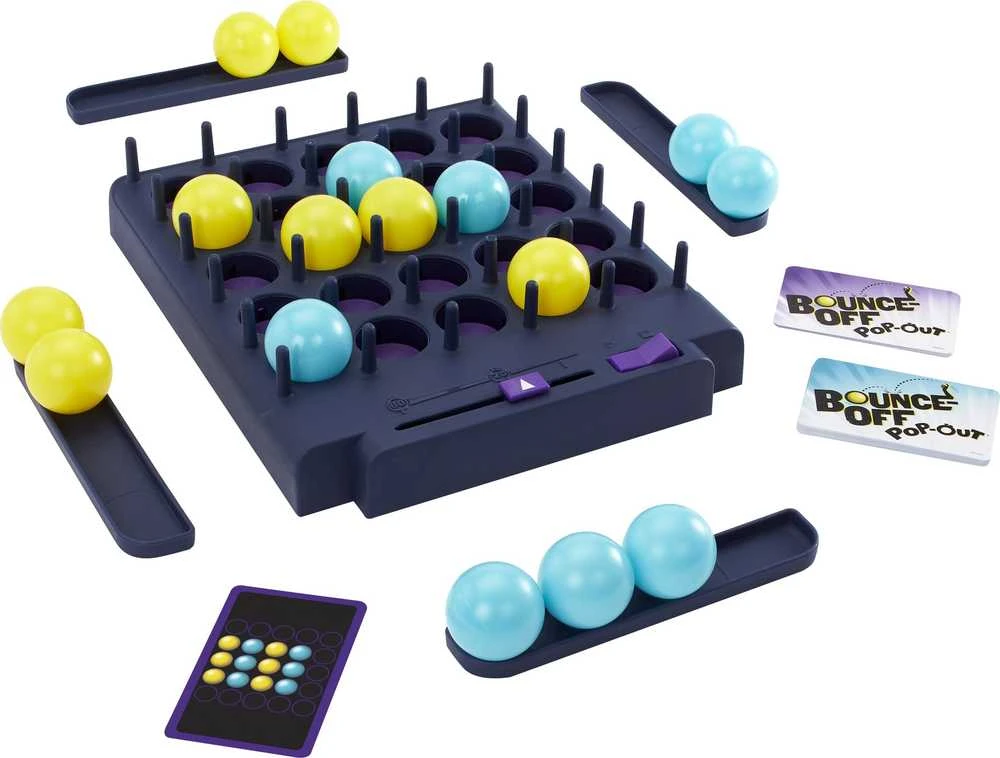Mattel Stalo žaidimas Bounce Off Pop Out su greičio iššūkiu