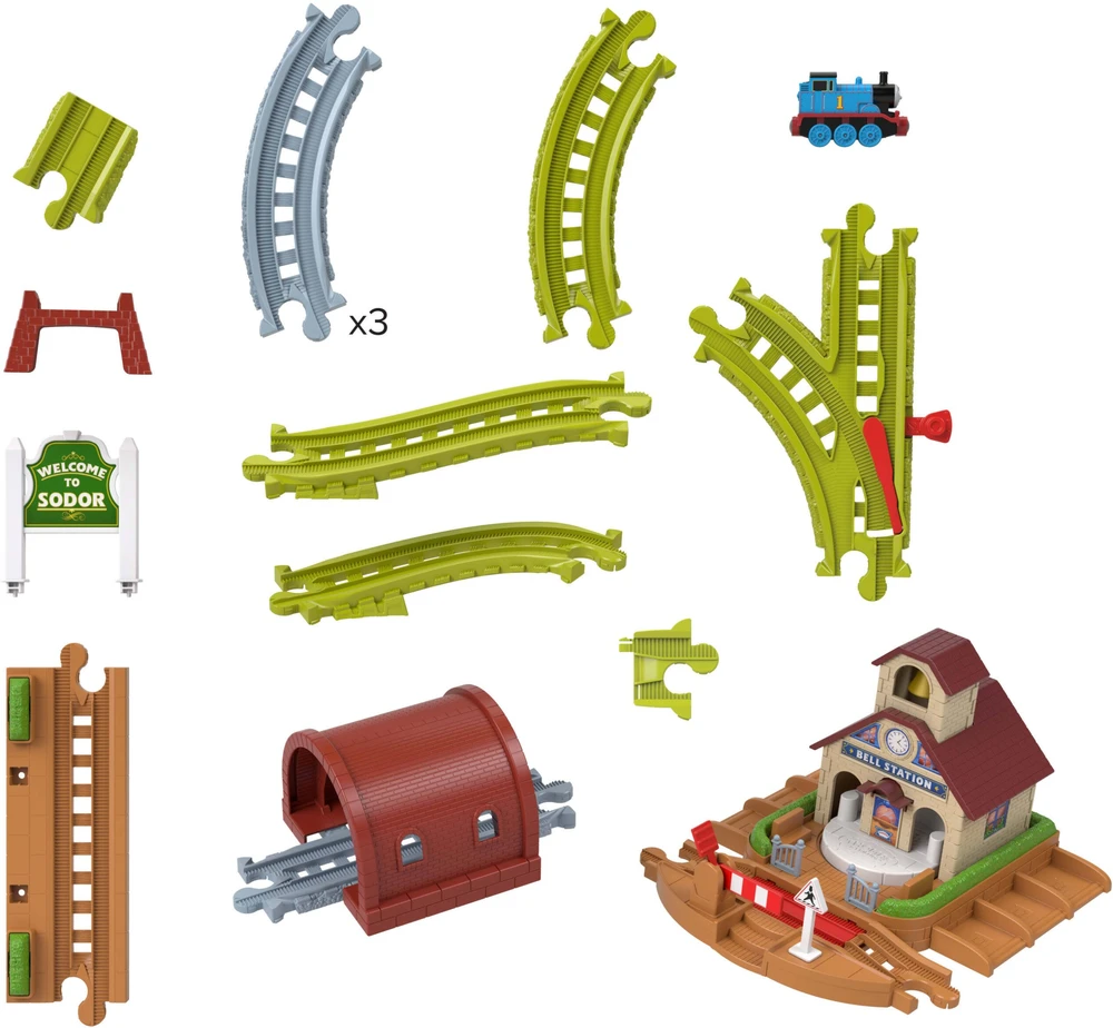Mattel Žaislinė traukinių stotis Tomek ir draugai