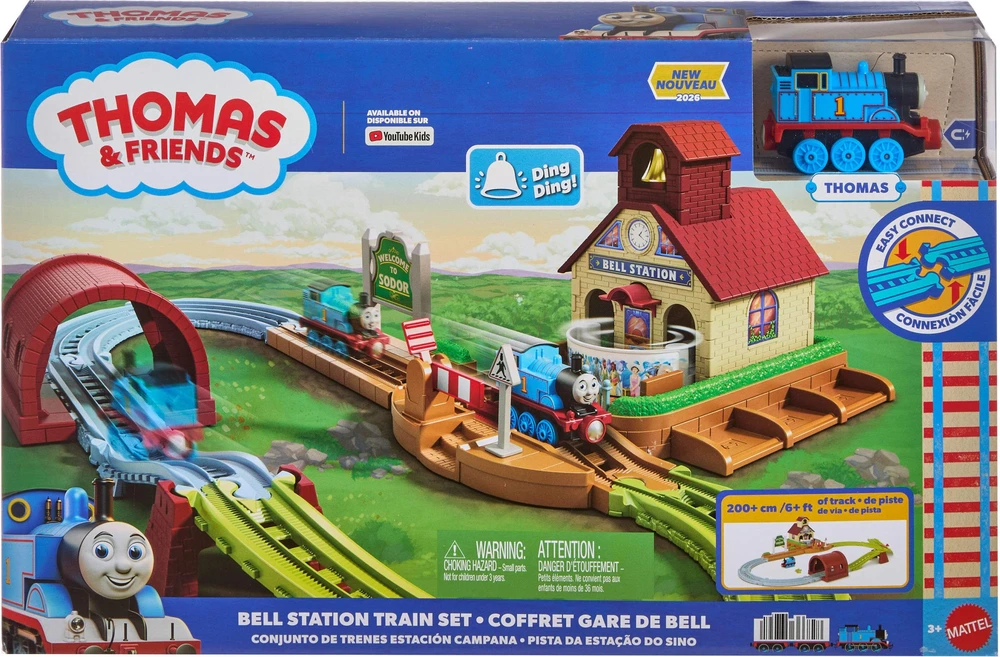 Mattel Žaislinė traukinių stotis Tomek ir draugai