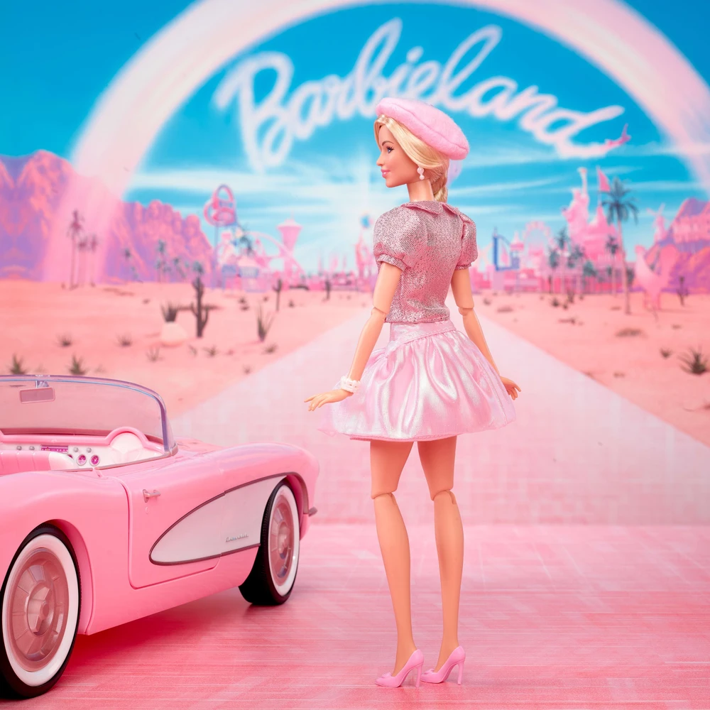 Mattel Kolekcinė BARBIE filmo Rožinė Beret lėlė (JBJ53)