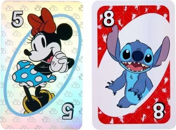 Mattel UNO kortos, skirtos DISNEY100-mečio jubiliejuim (HPW21)