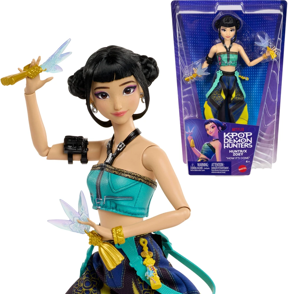 Lėlė su aksesuarais „Mattel KPop Demon Hunters Zoey“, JRN37