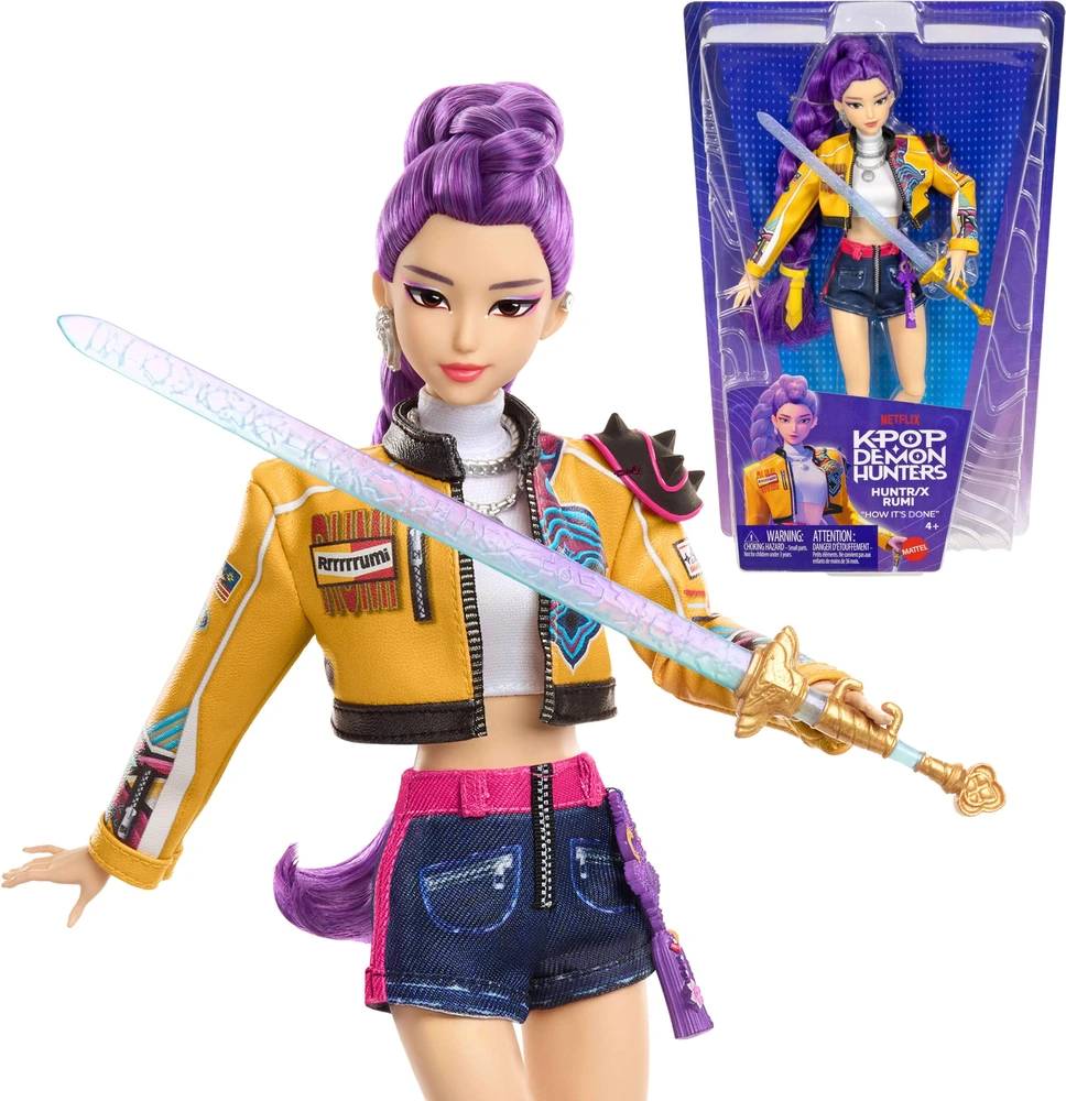 Mattel KPOP DEMON HUNTERS FASHION lėlė Rumi (JRN35)