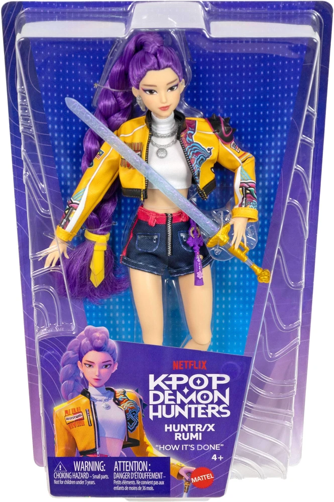 Mattel KPOP DEMON HUNTERS FASHION lėlė Rumi (JRN35)