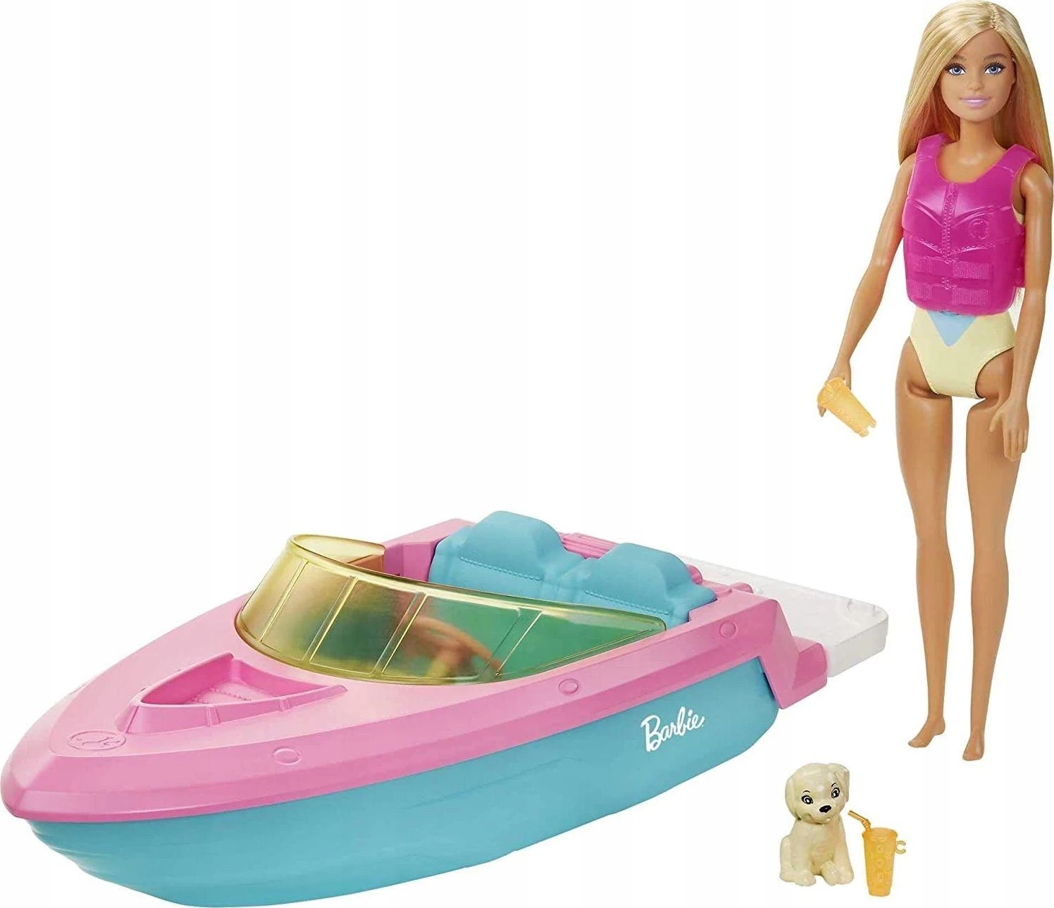 Barbės valties ir lėlės žaidimų rinkinys GRG30 Mattel