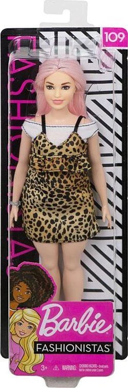 Mattel Barbės lėlių fashionistas leopard suknelė