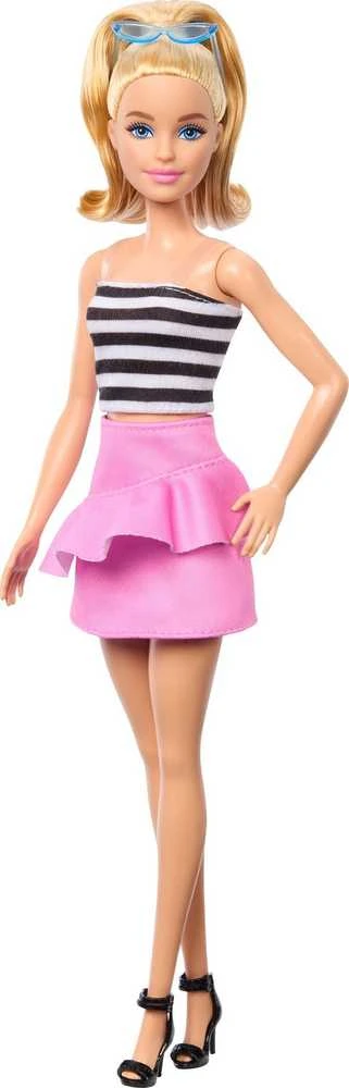 Mattel „Barbie“ madistė dryžuota palaidine (HRH11)